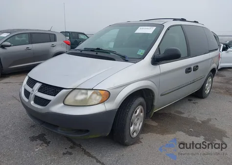2002 Dodge Caravan Se из США, поврежденный, VIN 1B4GP25372B654622